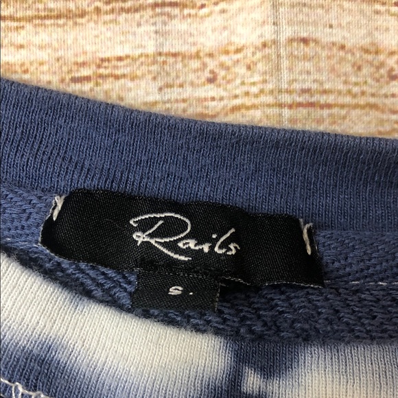 Rails Blue and White Tie-Dye Sweater - Picture 2 of 5